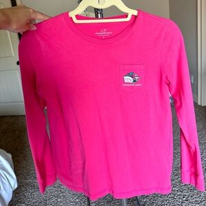 Vineyard Vines Girls long sleeve Christmas t shirt